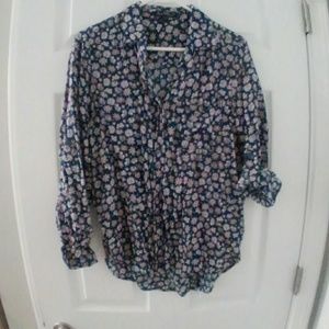 Velvet heart button down